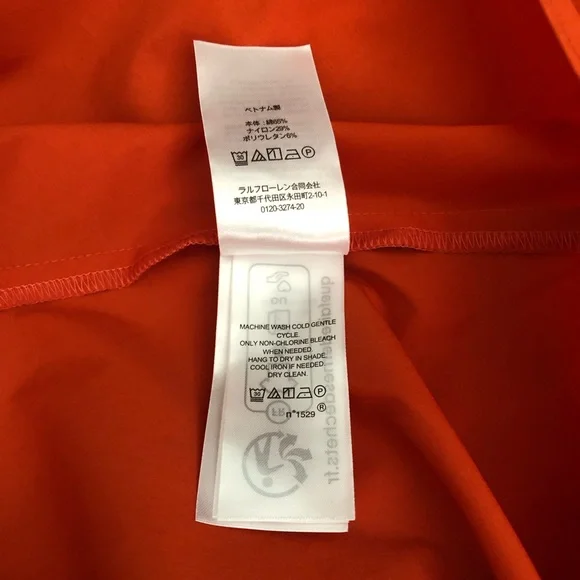 Brand Ralph Lauren Orange Long Sleeve Maxi Dress - Picture 8 of 15